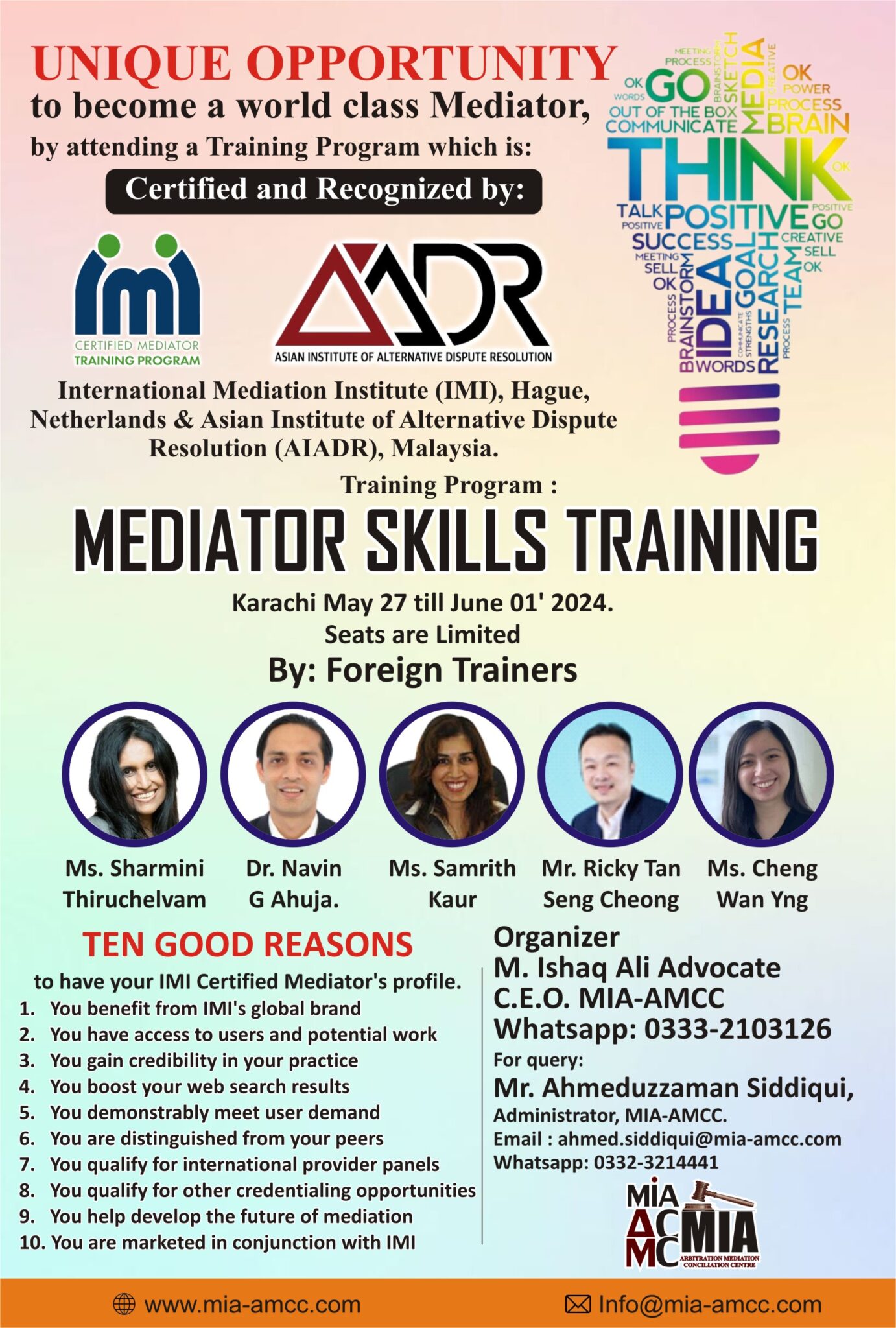 Mediator Skills Training Flyer